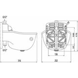 P20-napájačka plastová medeným ventilom
