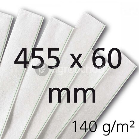 Filtračné rukávce - 455 x 60 mm, 140g