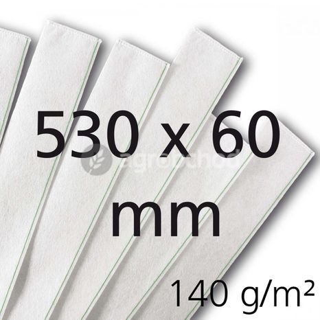 Filtračné rukávce - 530 x 60 mm, 140g