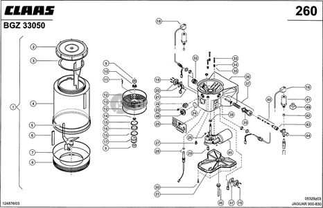 Jednosmerný motor CLAAS Jaguar 0000784100