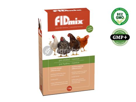 Minerálno vitamí­nové krmivo FIDMIX PRE NOSNICE 1kg