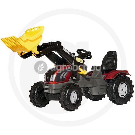 Šlapací traktor Rolly Toys Valtra T 213 s čelným nakladačom