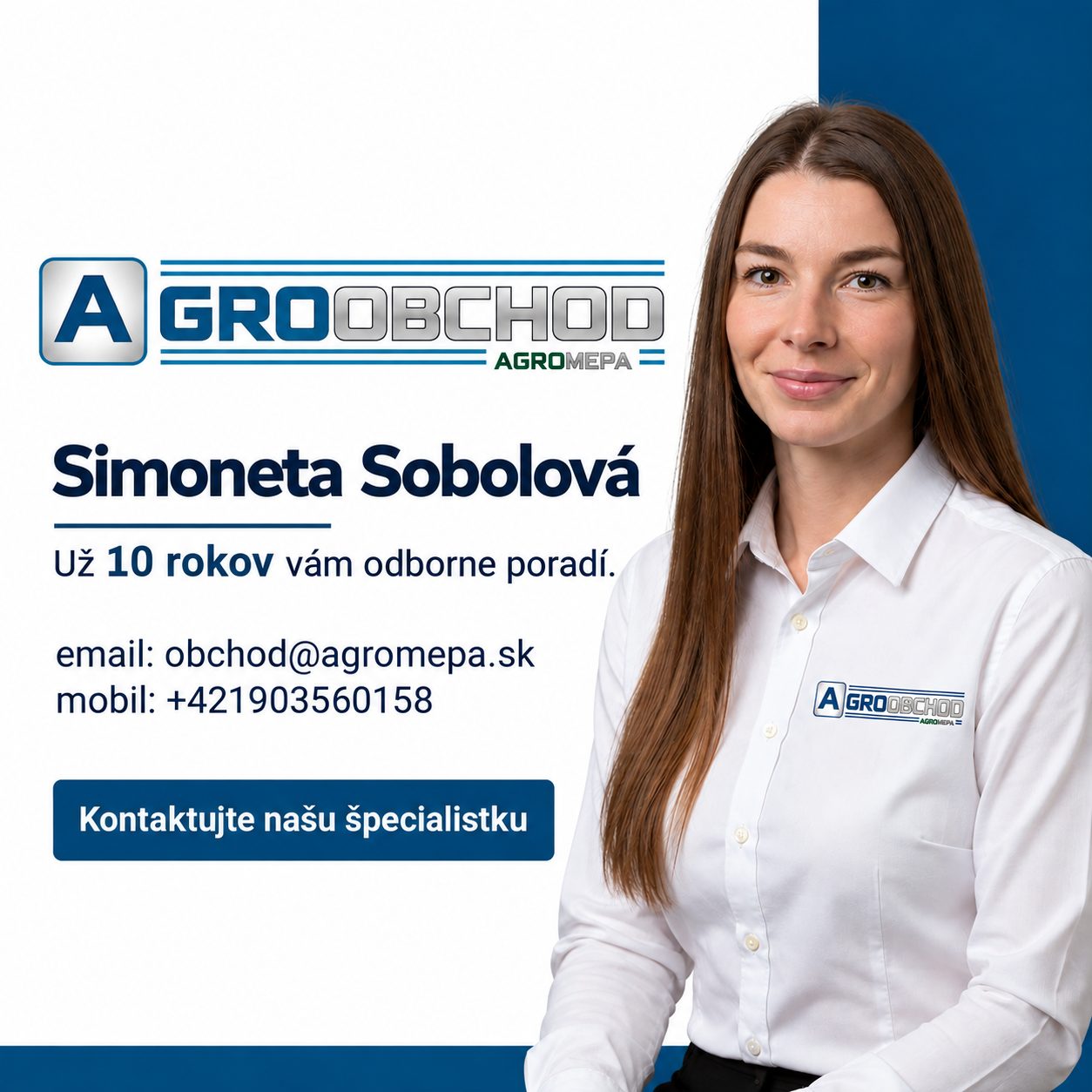 Špecialista AGROMEPA pre Farmárske potreby