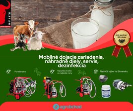 Predstavujeme Vám mobilné dojacie zariadenia MELASTY